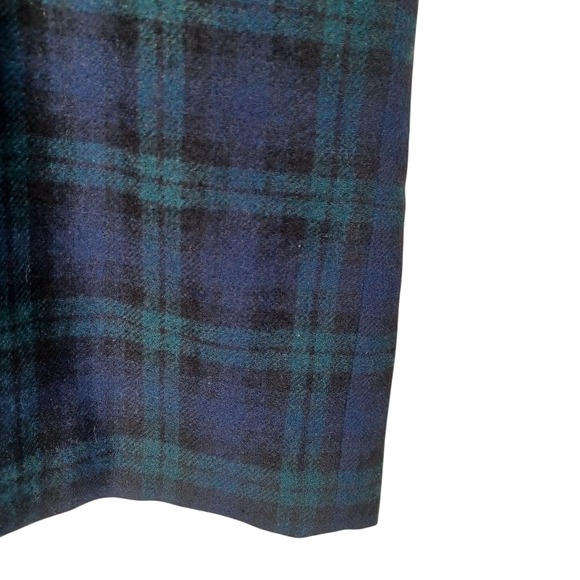 Eddie Bauer Black Watch Tartain Plaid Academia Geek Nerd Mini School Skirt 6 - Picture 2 of 8